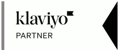 Picture of a partner badge from Klaviyo.