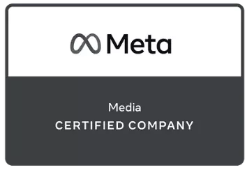 Picture of a partner badge from Meta.